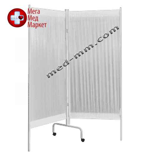 ШИРМА ДЛЯ КАБИНЕТОВ И ПАЛАТ ДВУХСЕКЦИОННАЯ ШП-2